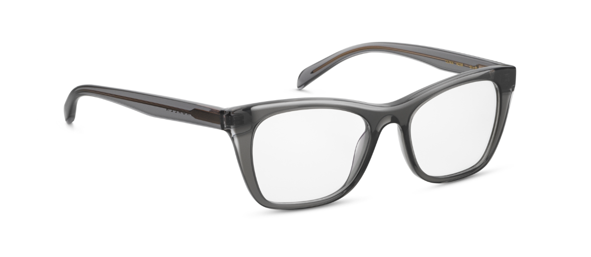 orgreen plastic acetate cotton handmade in japan quality artisan classic cat eye A038 transparent grey women female ladies