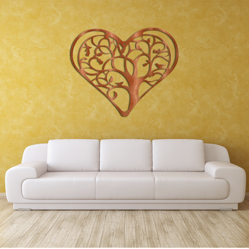 Tree Of Love Metal Monogram