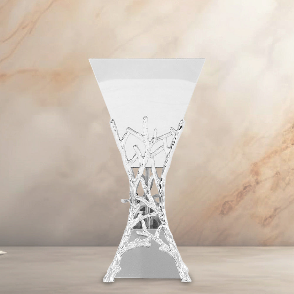 24K Silver plated oud burner Small