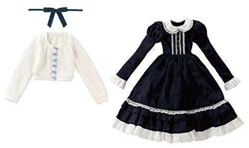 AZONE Far190-Nvw For 50Cm Doll Dreaming Maiden'S Clarore Set Navy X White