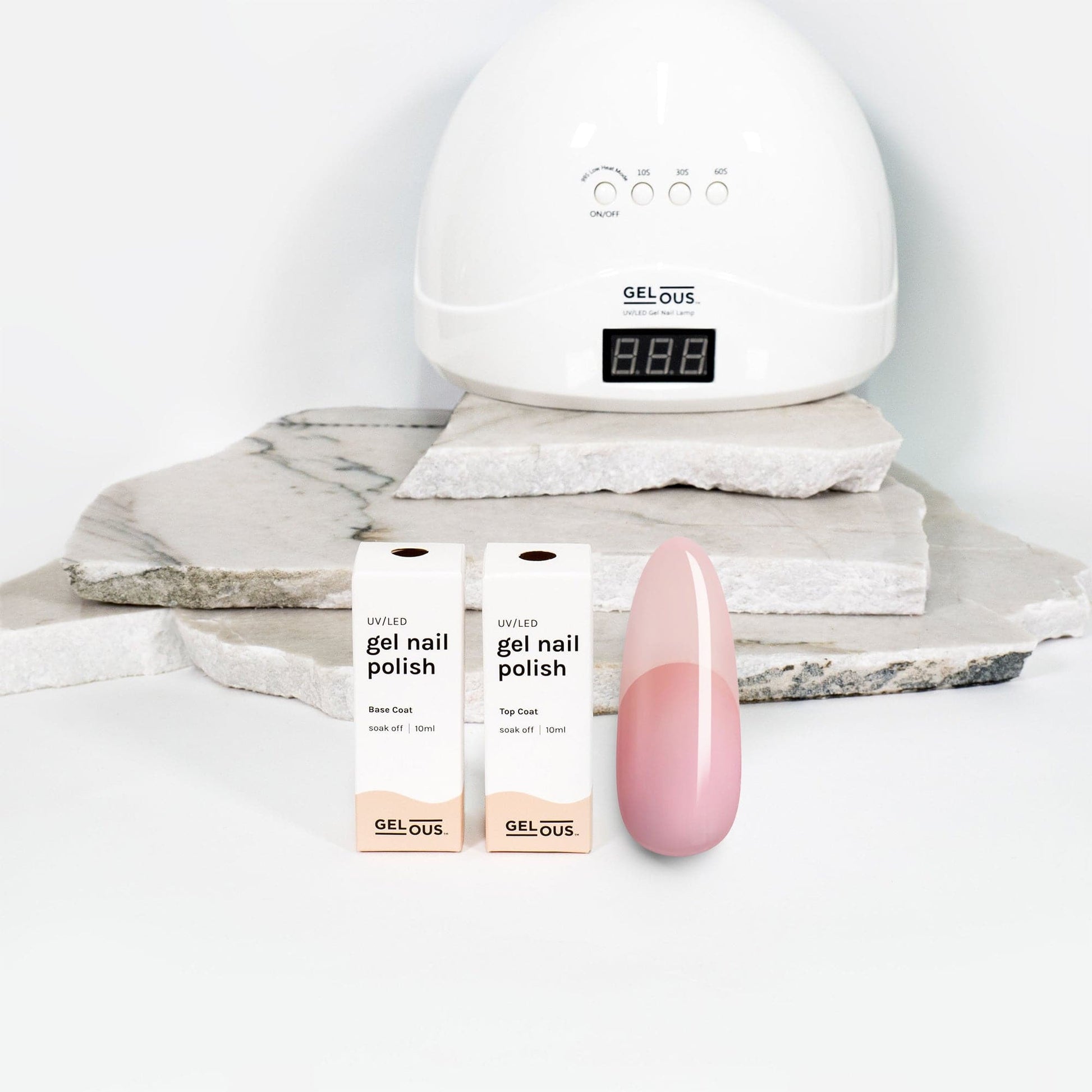 Gelous gel nail polish A Hint of Pink Basic Pack - photographed in New Zealand