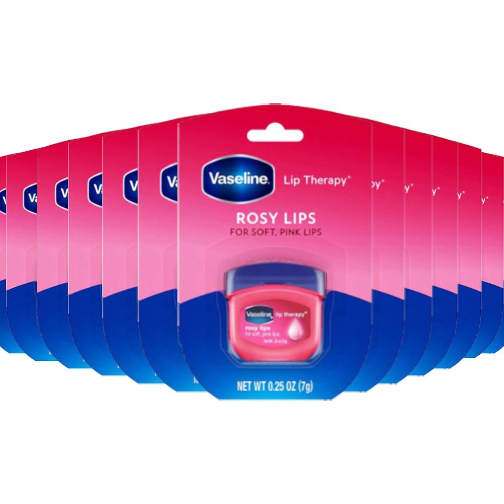 Vaseline Lip Therapy Rosy Lips Lip Balm  0.25 oz -32 Pack