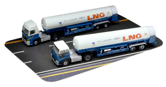 Tomytec Tokyo Gas Lng Trailer Set Of 2 Diorama Supplies From Japan - 323594