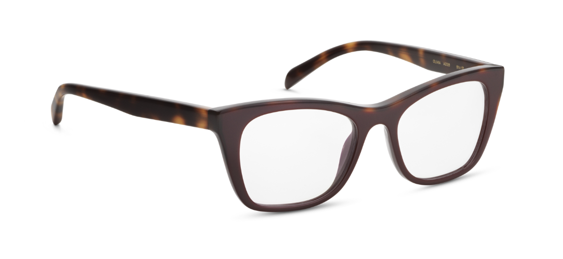 orgreen plastic acetate cotton handmade in japan quality artisan classic cat eye A035 red burgundy tortoise women female ladies