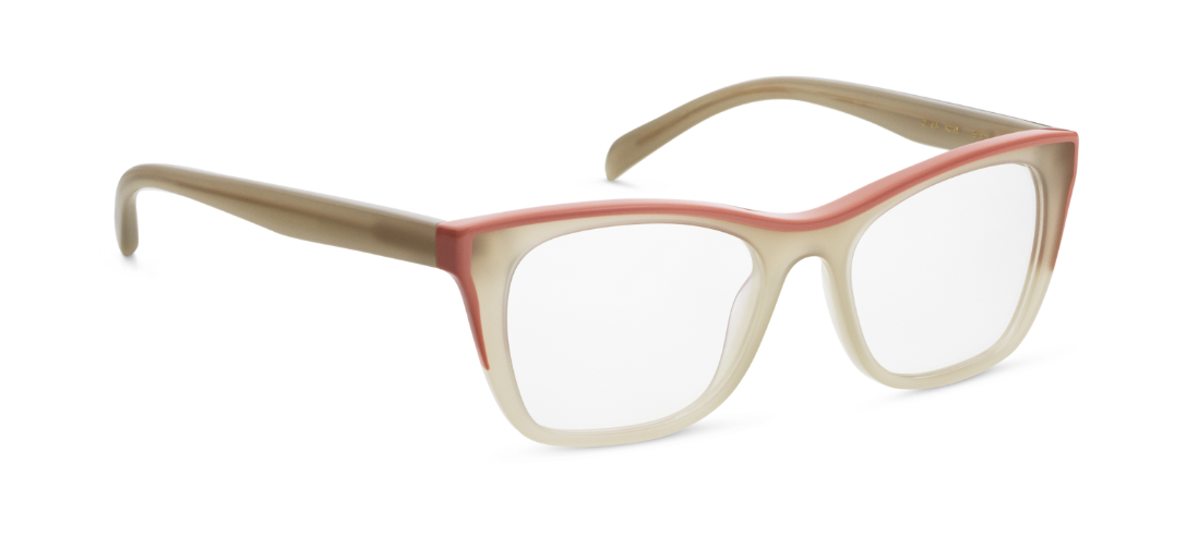 orgreen plastic acetate cotton handmade in japan quality artisan classic cat eye A036 sand peach women female ladies